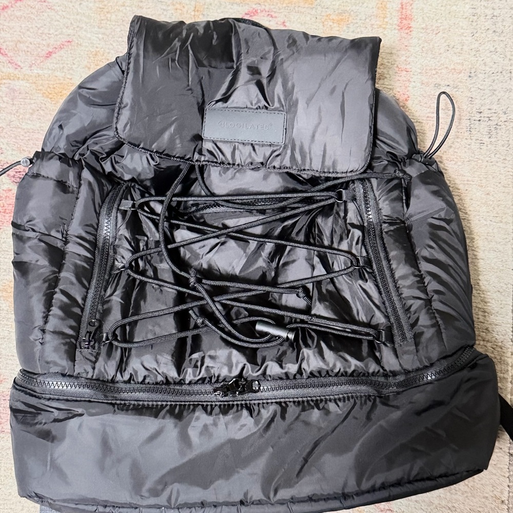Blogilates Puffer Backpack Black Multi-Compartment Gym - Picture 5 of 6